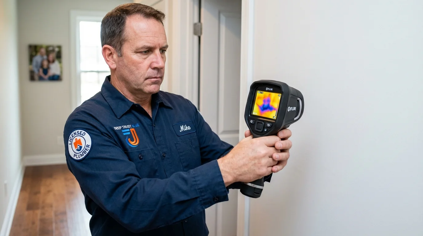 Thermal imaging leak detection by Johns Plumbing LLC in Hawesville